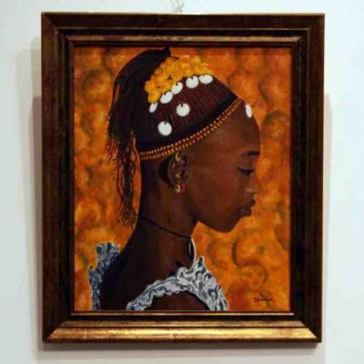 FEMMES   Huiles sur toile           (Photos Elsa Levecot et J. Jeremie)