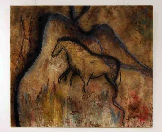 Cheval perdu 120x160