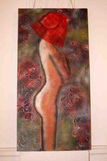 Le voile rouge 60x120